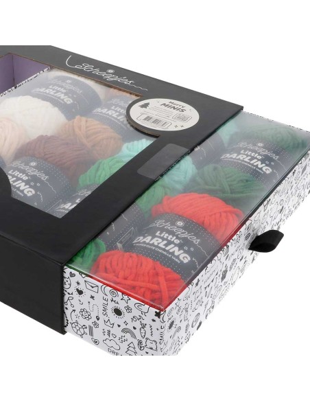 Scheepjes Little Darling colour pack Merry Minis - crochet - knitting yarn
