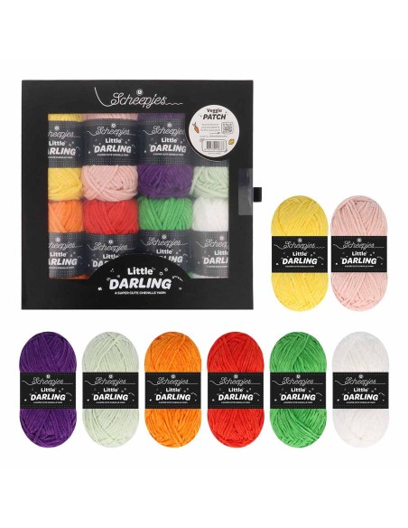 Scheepjes Little Darling colour pack Veggie Patch - crochet - knitting yarn