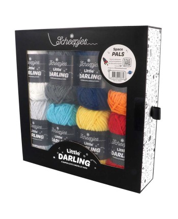 Scheepjes Little Darling colour pack Space Pals - crochet...