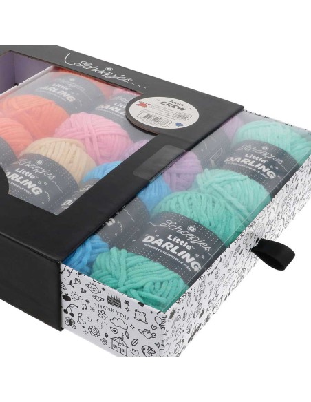 Scheepjes Little Darling colour pack Aqua Crew - crochet - knitting yarn
