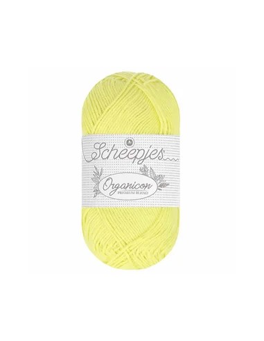 Sheepjes Organicon Nr. 227 Lichen - ekologiški medvilniniai nėrimo - mezgimo siūlai (vegan friendly)
