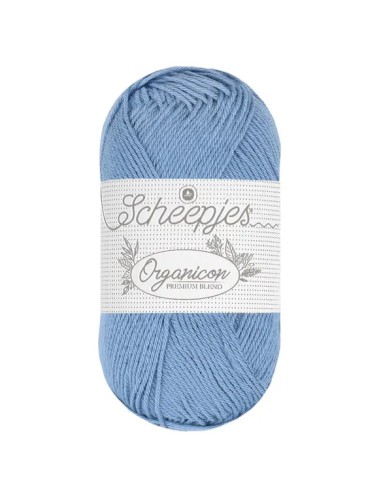 copy of Sheepjes Organicon Nr. 253 Cornflower - ekologiški medvilniniai nėrimo - mezgimo siūlai (vegan friendly)
