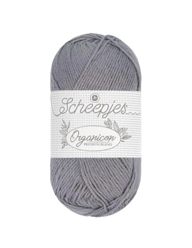 Scheepjes Organicon Nr. 262 Fossil - ekologiški medvilniniai nėrimo - mezgimo siūlai (vegan friendly)