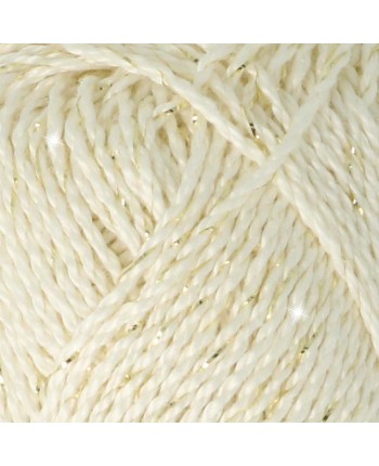 Scheepjes Catona Shine Nr. 105-G Bridal White (Gold) -... 2