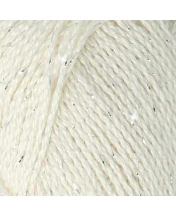 Scheepjes Catona Shine Nr. 105-G Bridal White (Silver) -... 2