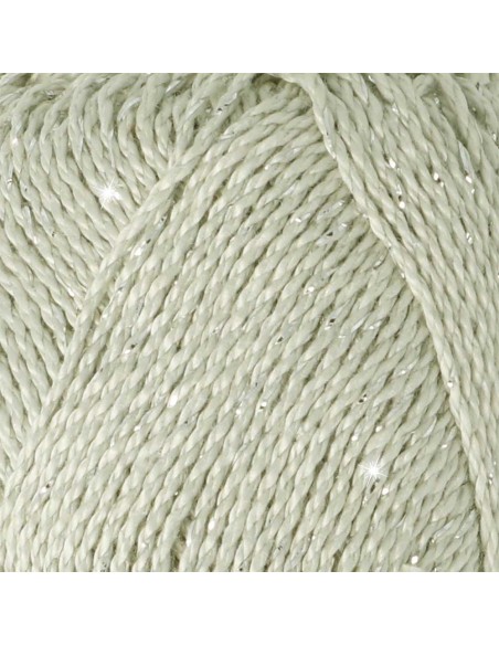 Scheepjes Catona Shine Nr. 172-G Light Silver (Silver) -  Glittter Mercerised Cotton Crochet, Knitting yarn
