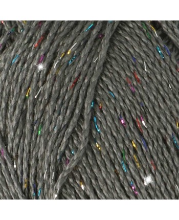Scheepjes Catona Shine Nr. 242-R Metal Grey (Rainbow) -... 2