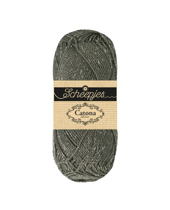Scheepjes Catona Shine Nr. 242-S Metal Grey (Silver) -...