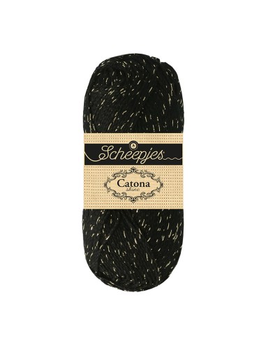 Scheepjes Catona Shine Nr. 110-G Jet Black...