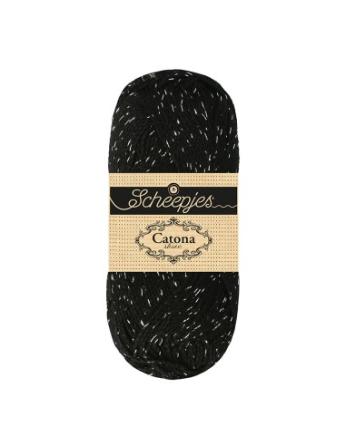 Scheepjes Catona Shine Nr. 110-S Jet Black...