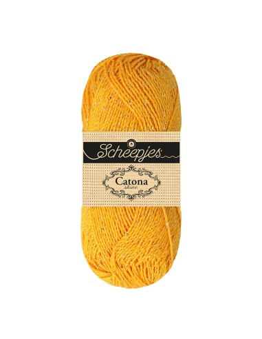 Scheepjes Catona Shine Nr. 208-G Yellow Gold...