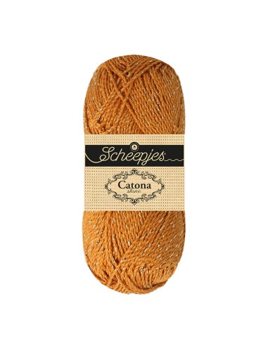 Scheepjes Catona Shine Nr. 383-G Ginger Gold...
