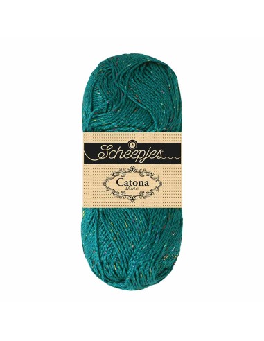 Scheepjes Catona Shine Nr. 401-R Dark Teal...