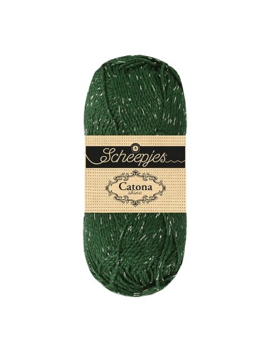 Scheepjes Catona Shine Nr. 525-S Fir (Silver) -...