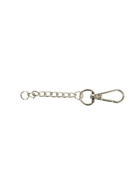 Opry Key Ring with Chain — Nickel Finish