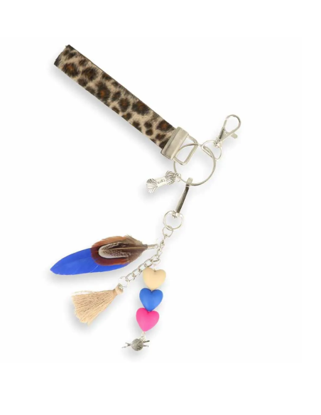 Opry Key Ring with Chain — Nickel Finish