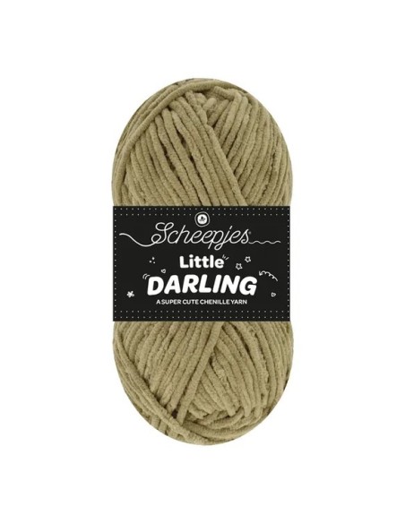 Scheepjes Little Darling Nr. 435 Chinchilla - pliušiniai / šeniliniai (Chenille) nėrimo, mezgimo siūlai