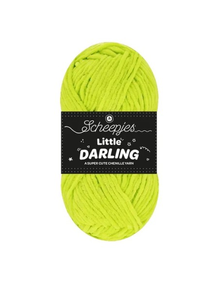 Scheepjes Little Darling Nr. 445 Gecko - pliušiniai / šeniliniai (Chenille) nėrimo, mezgimo siūlai