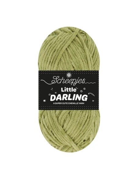 Scheepjes Little Darling Nr. 446 Ogre - pliušiniai / šeniliniai (Chenille) nėrimo, mezgimo siūlai