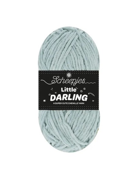 Scheepjes Little Darling Nr. 448 Mermaid - pliušiniai / šeniliniai (Chenille) nėrimo, mezgimo siūlai