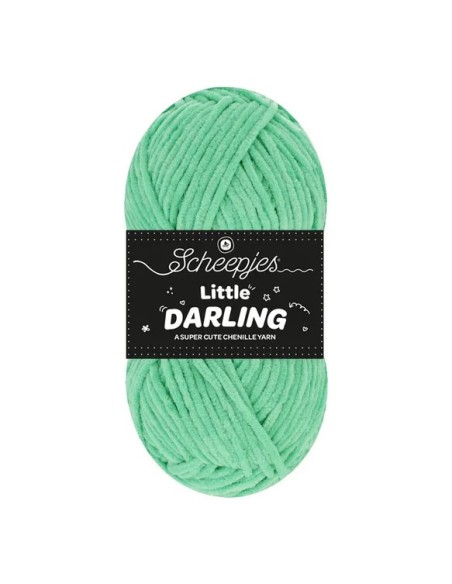 Scheepjes Little Darling Nr. 451 Alien - pliušiniai / šeniliniai (Chenille) nėrimo, mezgimo siūlai